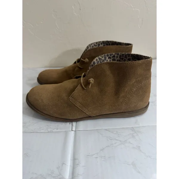 Lucky‎ Brand Asher Suede Lace Up Ankle Bootie Sz 7.5M - Image 2