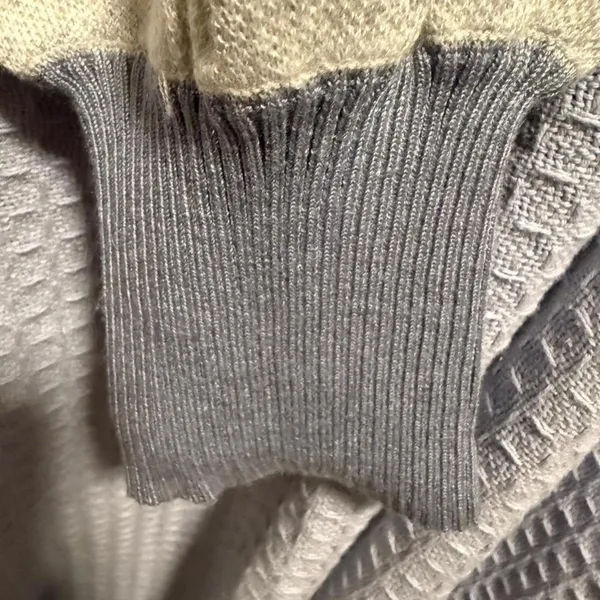 Mystree Gray and Navy Sweater - Image 7