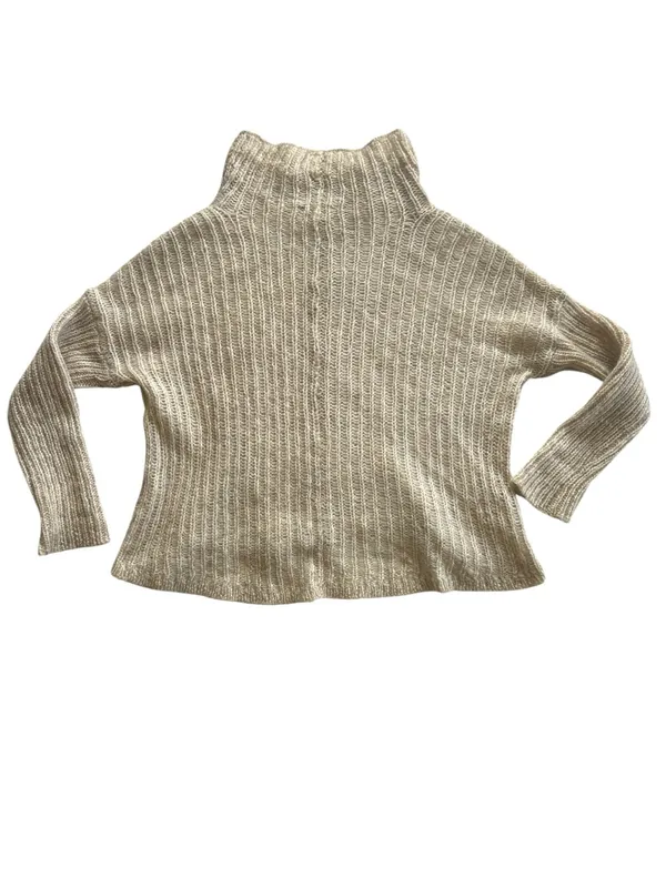 Eileen Fisher Mohair Knit Wide Mock Turtleneck Oversized Sweater Sz S Lagenlook - Image 7