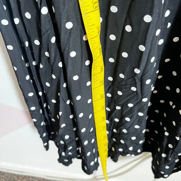 My Michelle Vintage‎ Black White Polka Dot Dress Pin Up Retro 90s Mod Size Small - Image 8