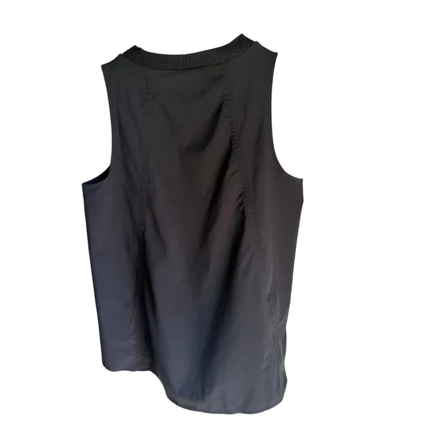 Athleta Zephyr Tank Black Featherweight Stretch Travel Top Size Small 530125 - Image 2