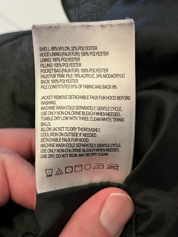 Laundry By Shelli Segal Coat Womens XL Gray Puffer Quilted Zip Hooded Jacket - Image 10