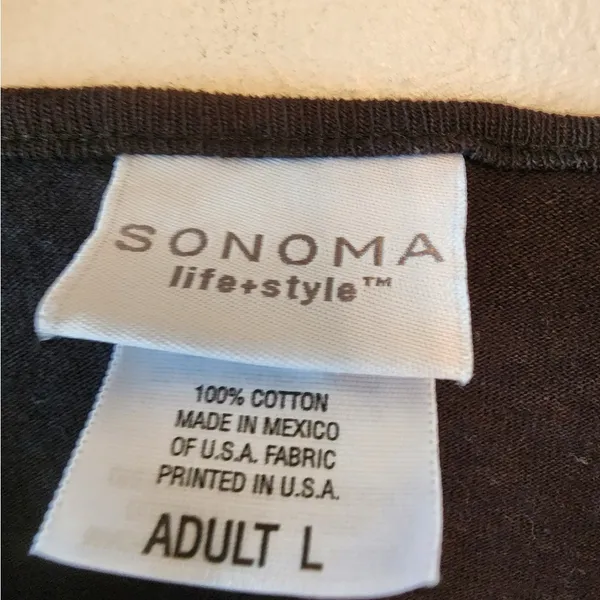 Y2k Sonoma Goods for Life Women's Graphic T-shirt size Large - Image 4