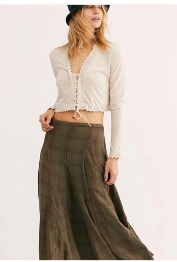 Free People Third Date Long Sleeve Top - Image 9