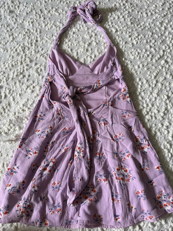 Forever 21 Purple Halter Sun Dress Size Small - Image 2