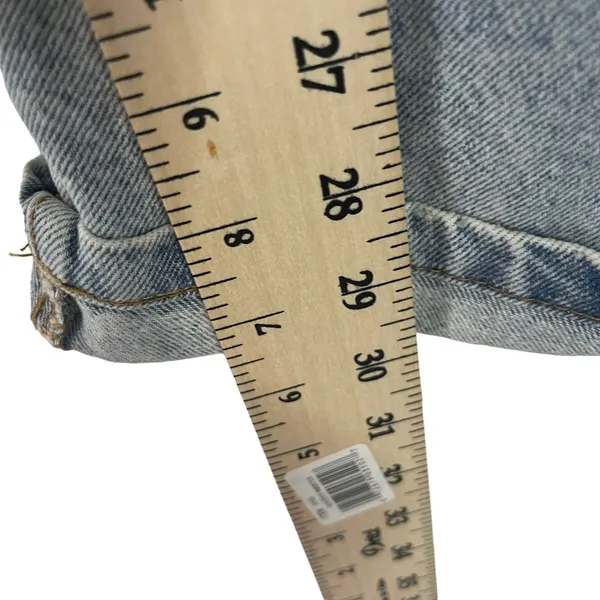 Cotton On Original Mom Jean Light Wash Distressed High Rise Blue Denim Size 10‎ - Image 12