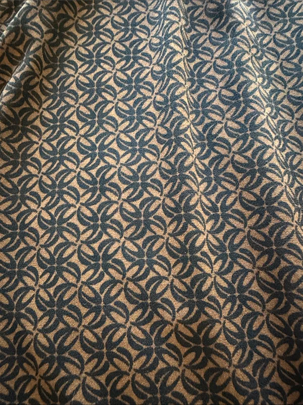 Snap Brown and Black Patterned Button - Image 3