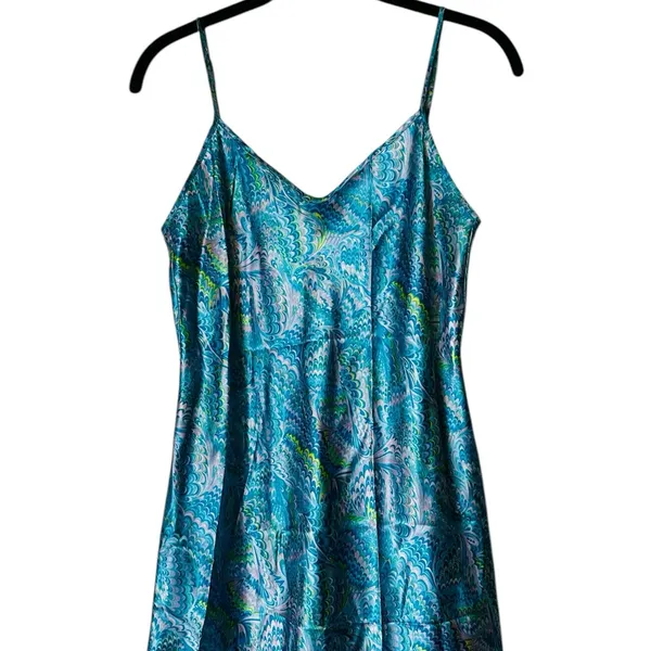 Satin Midi Slip Dress Fairy Coquette Y2K Feminine Summer - Image 3