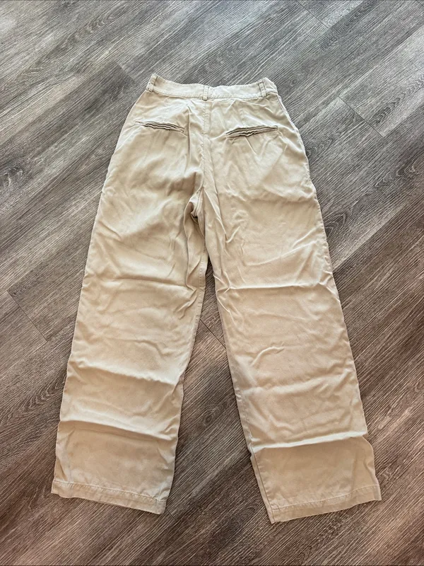 Reformation khaki straight leg pants beige tan 0 - Image 6