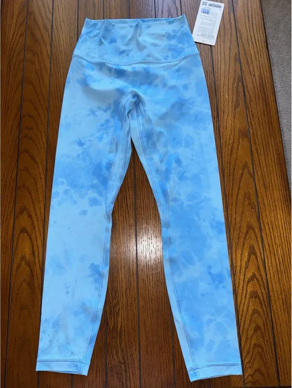 Lululemon Align No Line High Rise 25” Smoothie Wash Blueberry Size 6 NWT - Image 3