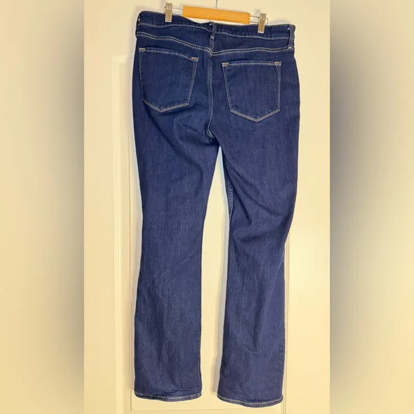 Old Navy Dark Blue Boot Cut Jeans, Size 12 - Image 3