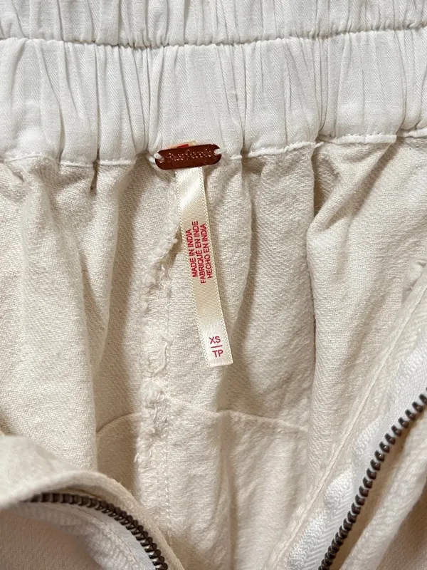 Free People Cool Harbor Wide Leg Pants XS Off-White - Image 3