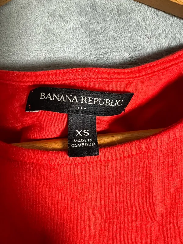 Banana Republic Lightweight Summer Top size XS oversized casual‎ - Image 2