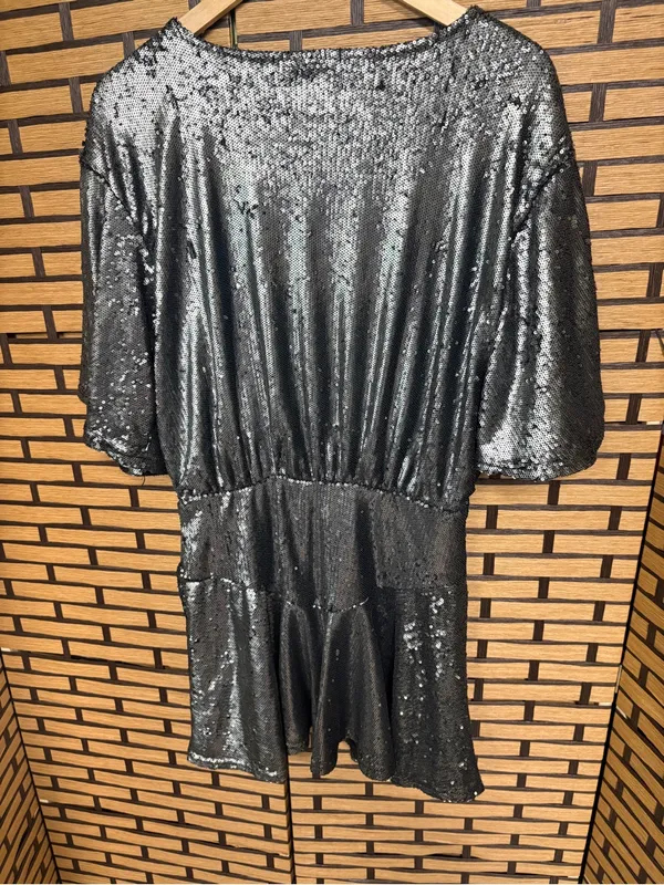Free people manuka sequin mini dress size medium - Image 3