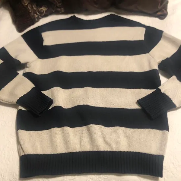 Brandy Melville Oversized Striped Crewneck Sweater - Image 4