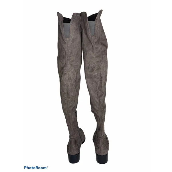 Marc‎ Fisher LTD Over the Knee suade boot 7.5 brown - Image 7
