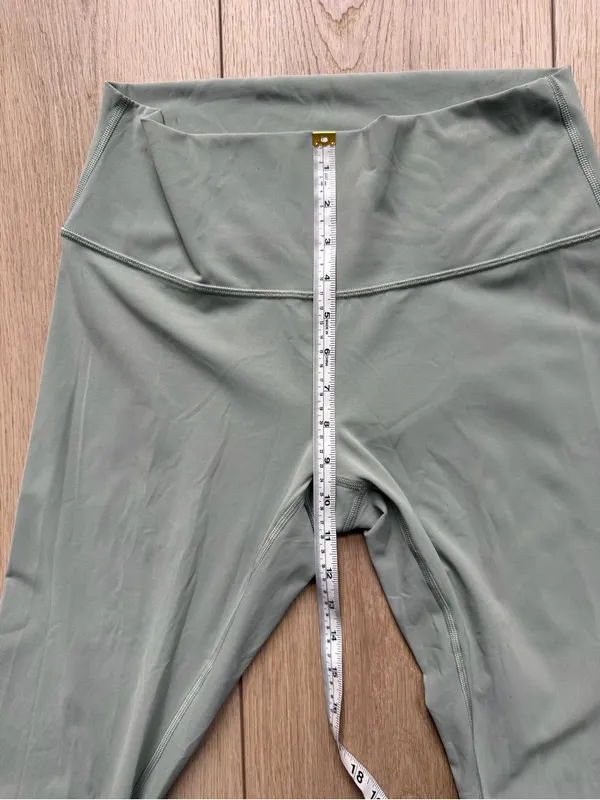 Lululemon Wunder Under High-Rise Tight 28" Full-On Luxtreme Sea Moss Green Sz 10 - Image 9