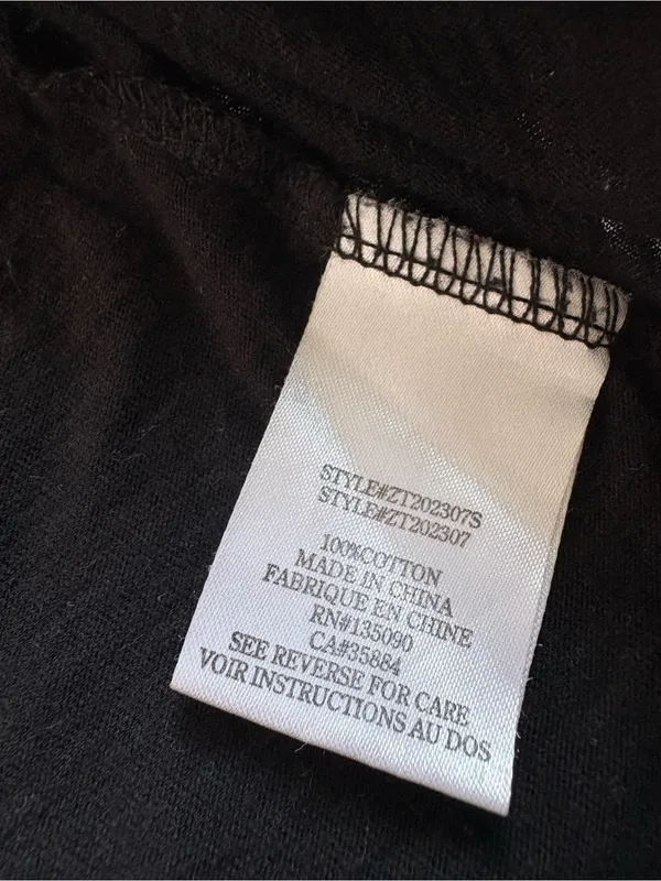 Z Supply Black Star Embroidered Short Sleeve Tee - Image 6