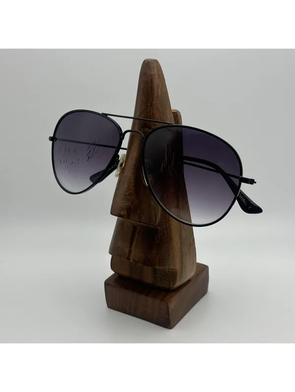 Diff Cruz Aviator Sunglasses Black Frame Purple Gradient Lenses - Image 2