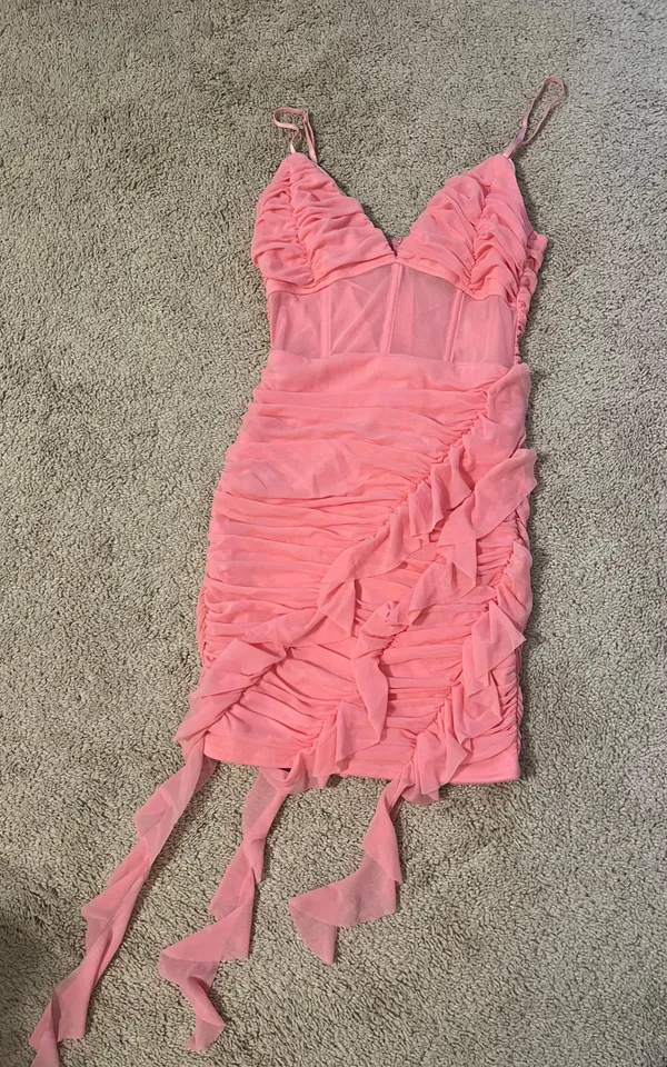 Hazel And Olive Pink Cocktail Dress - Image 3