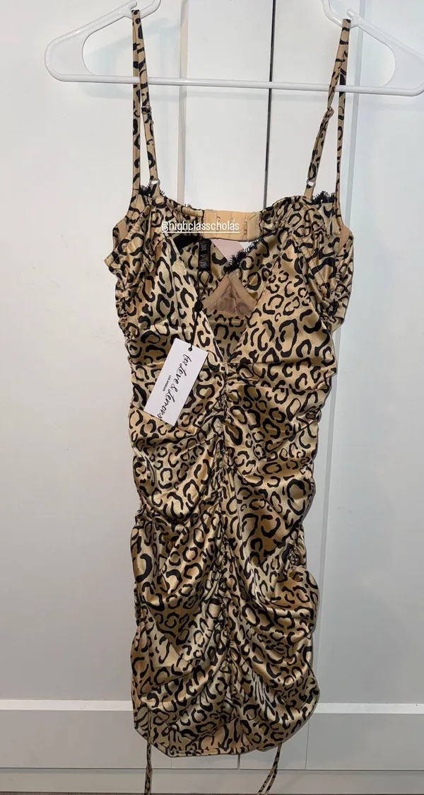 For Love & Lemons X Victorias Secret Frankie Leopard Dress - Image 3