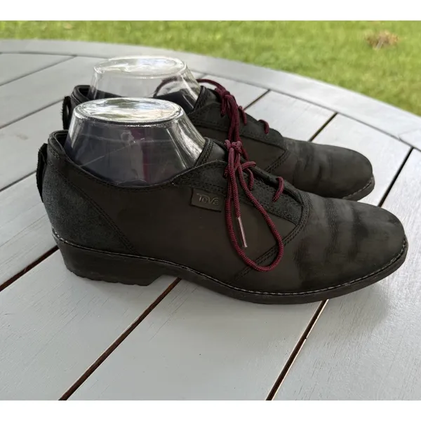 Teva De La Vina Dos Oxford Shoes Women’s 8.5 Waterproof Leather Comfort - Image 2