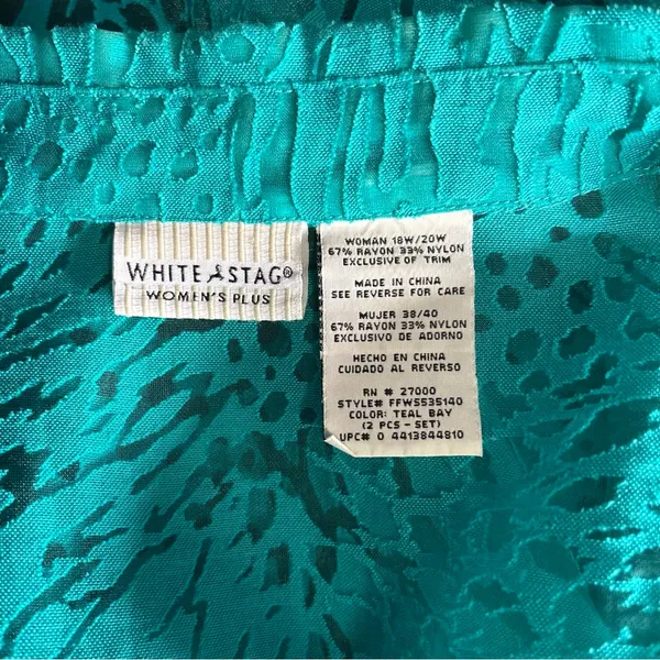 White Stag 2 piece Teal Top 18w/20w - Image 4