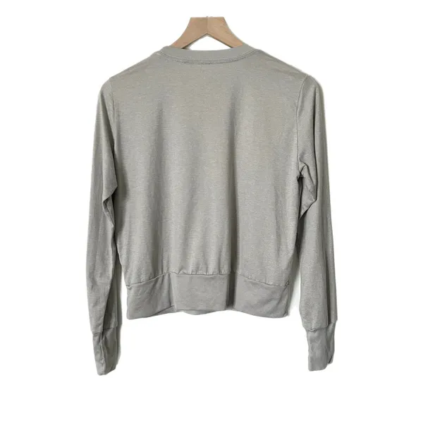 Vuori Women's Daydream Crew Performance Top in Pale Gray Heather Size Small - Image 2