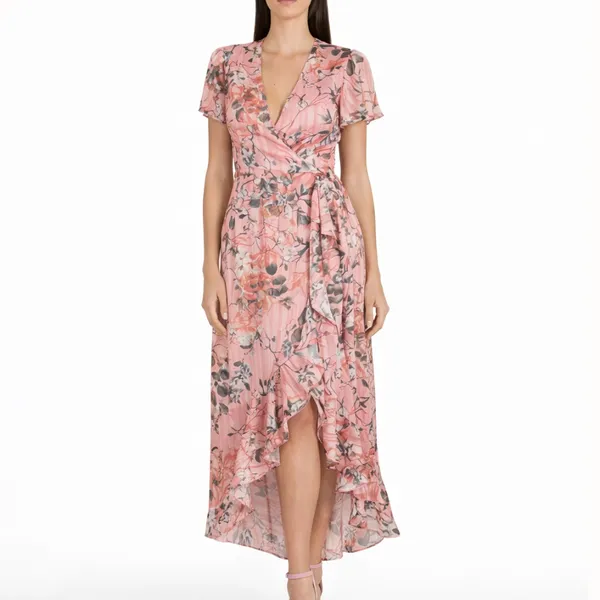 Guess – New Juna Long‎ Wrap Dress - Image 8