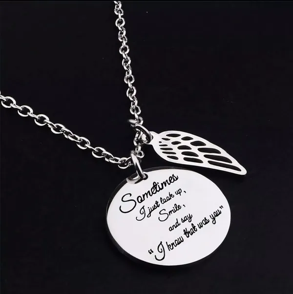 Boutique I Know That Was You, Grief Gift, Lost Loved One Gift, Daily Reminder, Funeral Gift, Loss Necklace, Gift To Friend, Gift To Family - Image 5