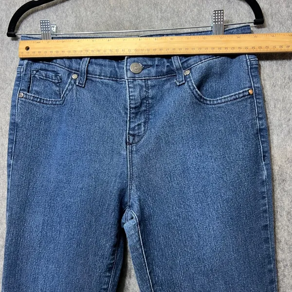 Gloria Vanderbilt Jeans Petite Dark Wash Denim Classic Fit‎ Size 6P - Image 4