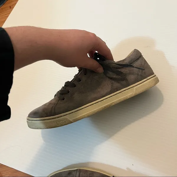 UGG Tomi Pewter Gray Suede Sneaker - Image 5