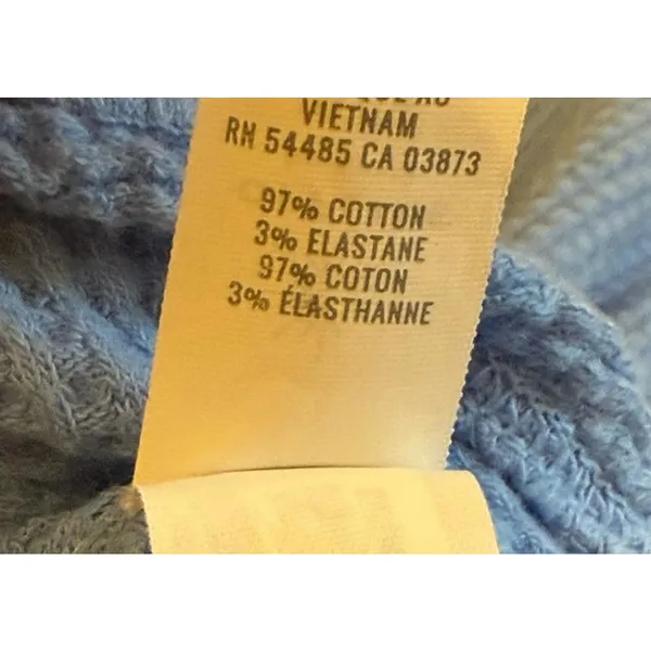 Offline by Aerie Women’s blue waffle knit long sleeve shirt size XL - Image 3