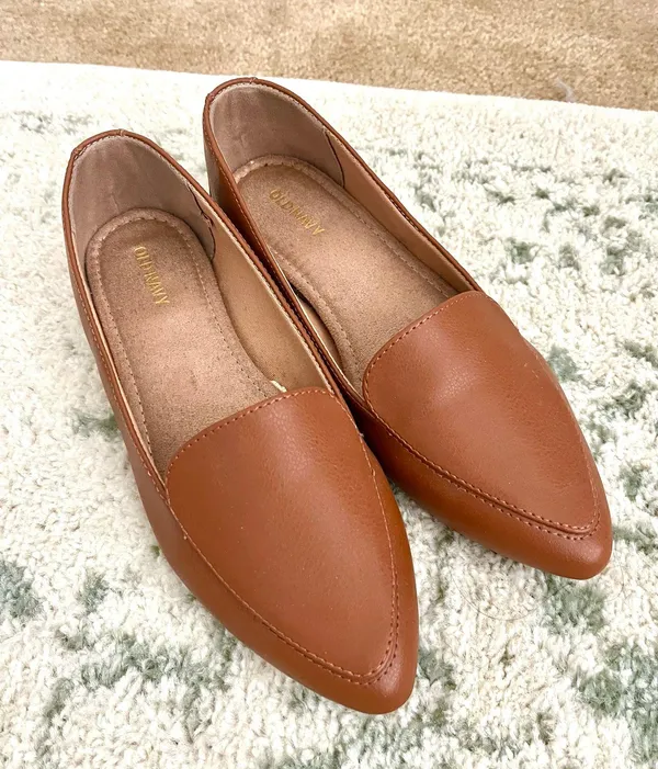 Old navy Slip-On Flats Brown Loafers - Image 2