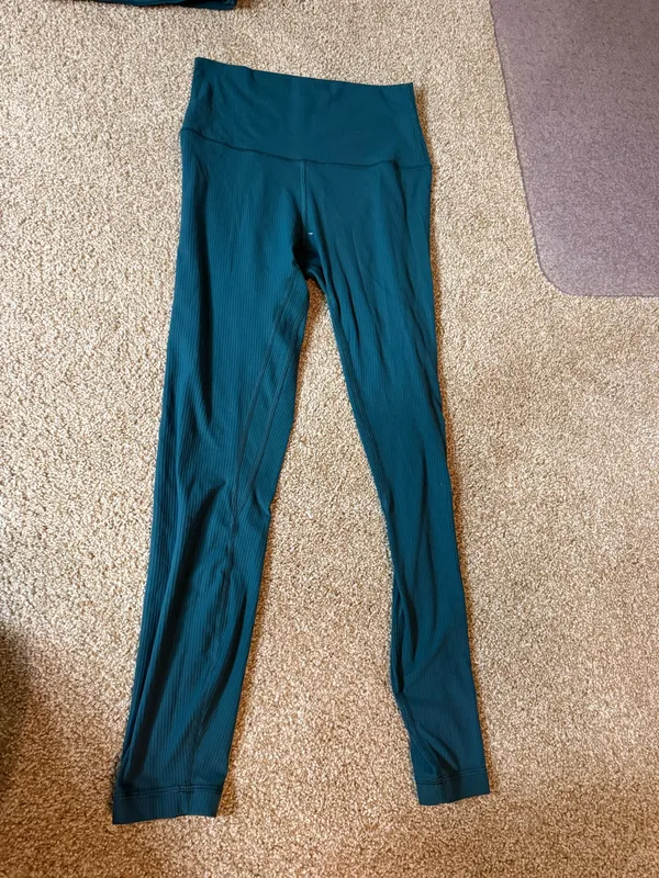 Green Lululemon Ribbed Set  - Image 6