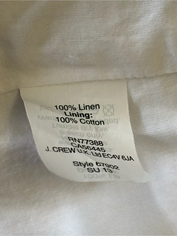 J.Crew Linen Mini Skirt Pull-on A-line Silhouette - Image 3