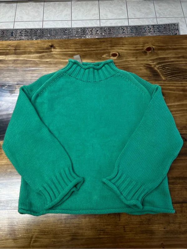 J. Crew 2025 Rollneck in Summer Yard Green Size XXS - Image 7