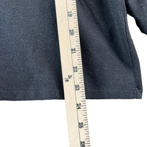 Wilfred Free Sweater Womens Small Black Long‎ Sleeve Pullover Crewneck Soft Top - Image 6