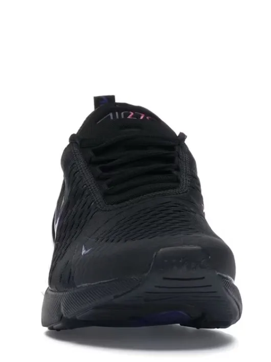 Nike Air Max 270 Athletic Shoes Women's 7.5 Youth 6.0- Black/Teal/Purple - Image 4