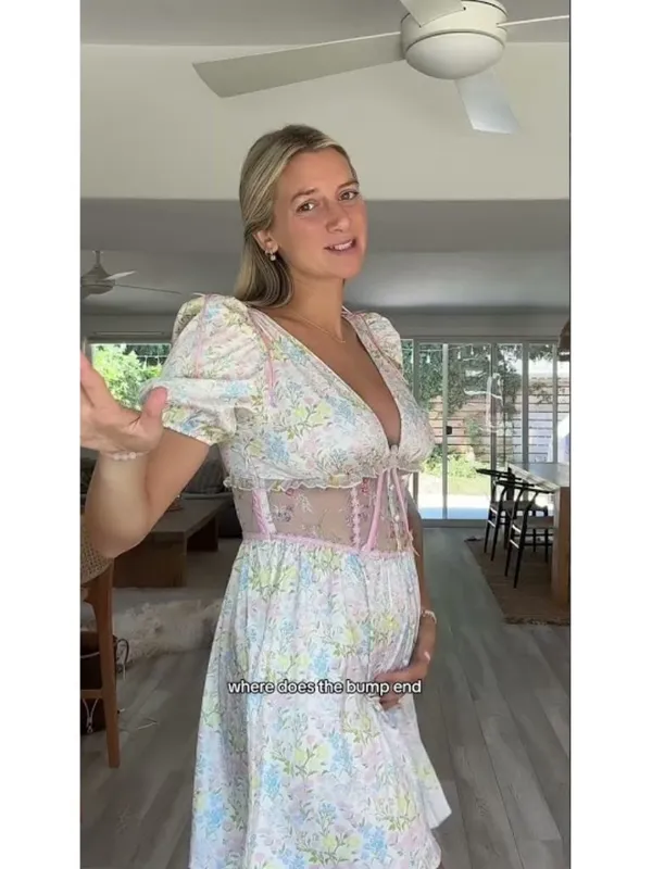 FOR LOVE AND LEMONS Glitter Garden Cap Sleeve Slip Dress Size X-Small NWT - Image 2