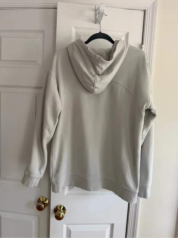 lululemon All Yours Hoodie French Terry 100% Cotton Gray - Size 12 - Image 13