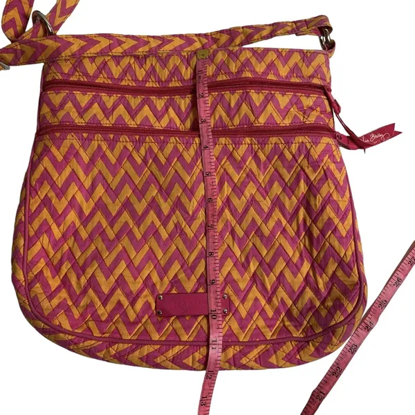 Vera Bradley‎ Quilted Adjustable Strap Hipster Ziggy Zag Crossbody Handbag - Image 12