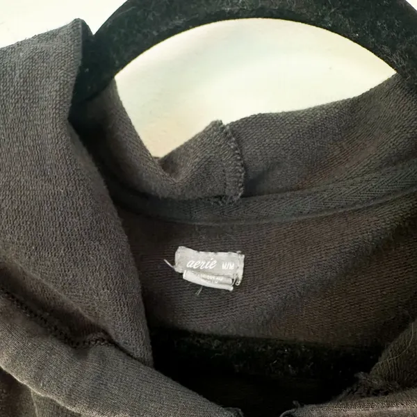Aerie | American Eagle Light‎ Weight Quarter Zip Hoodie Sweatshirt size Small - Image 3