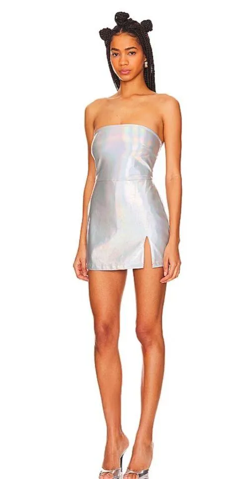 AFRM & Revolve Braylon Mini Dress in Iridescent, size XS - Image 2