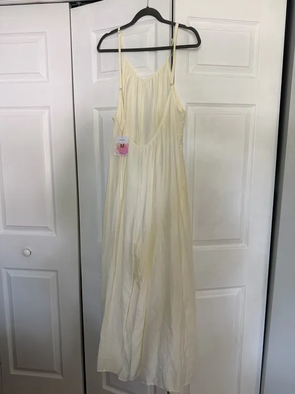Amazon Open Back Wide Leg Jumpsuit - Image 4