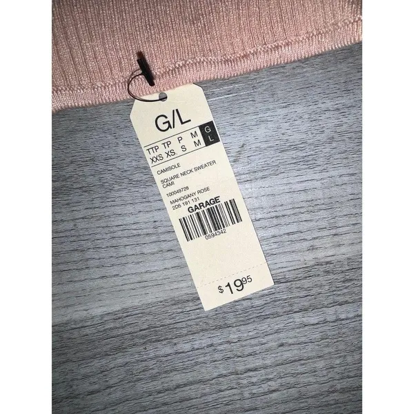 Ribbed neutral Tank top from garage - Image 2