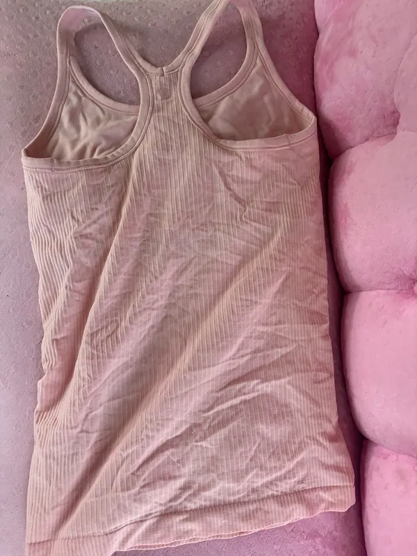 Light orange lululemon ribbed tank  - Image 2