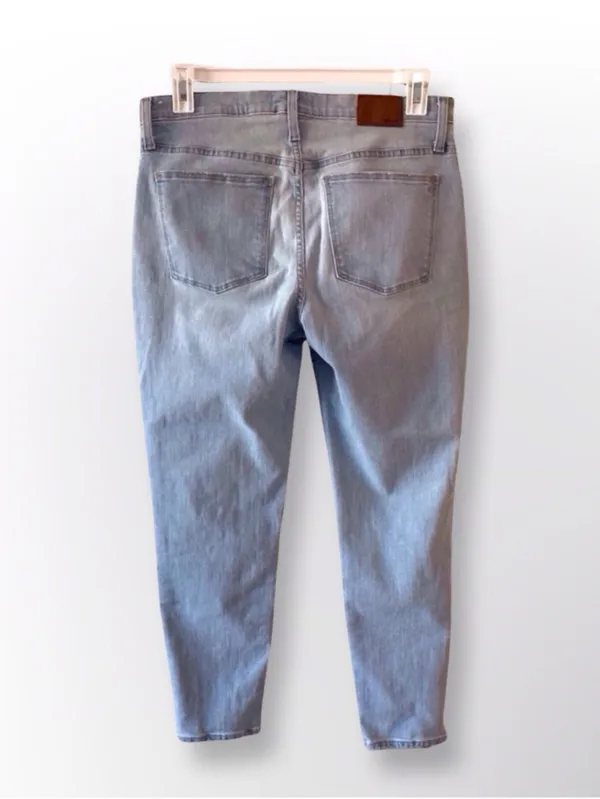 Madewell 9” Mid-Rise Skinny Crop Jeans – Asbury Wash – Size 31 - Image 2