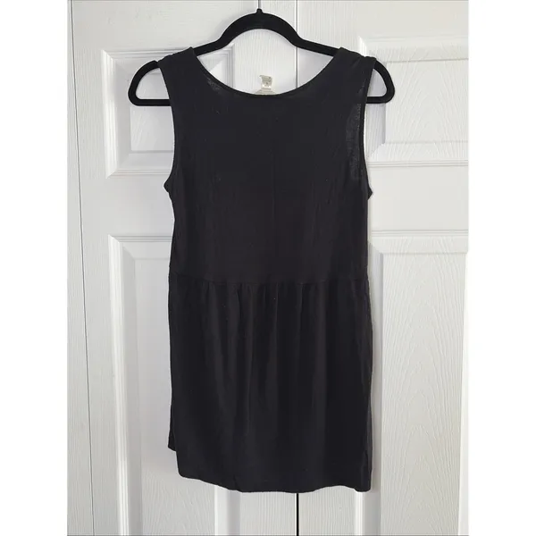 Three Seasons Maternity Lace Tank Top Womens Size S Black Sleeveless Rayon Blend - Image 4
