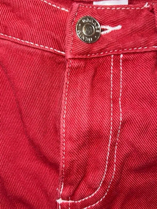 Grunge Garge red cargo pants. Size 25 - Image 6